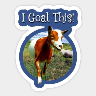 I Goat This! Sticker